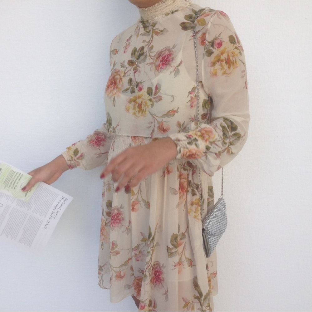 Intermix Bonn Floral 2 Piece Silk Mini‎ Dress